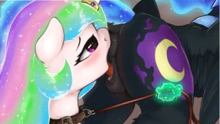 Celestia licking xxx mlp porn
