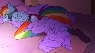 Rainbowdash sleeping mlp porn xxx